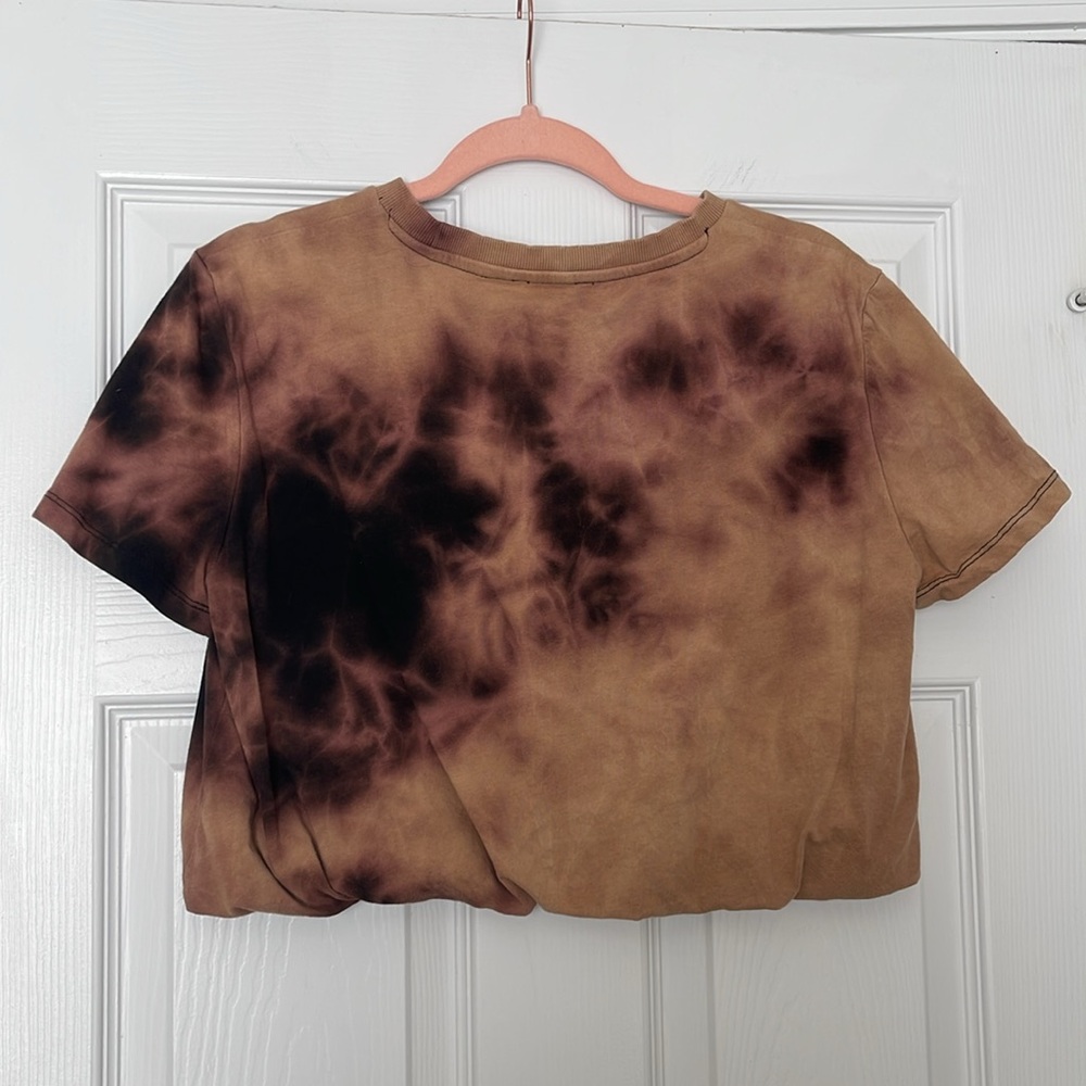 Zara bubble tie dye crop shirt - Picture 2 of 2